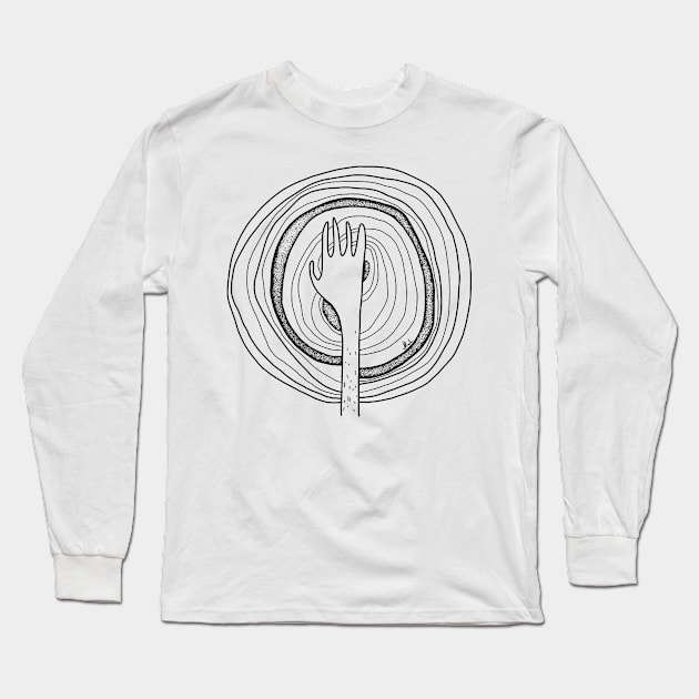 Touch Long Sleeve T-Shirt by Ål Nik's Art